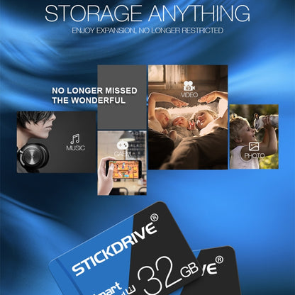 STICKDRIVE 128GB High Speed U3 Blue and Black TF(Micro SD) Memory Card - Micro SD Card by STICKDRIVE | Online Shopping UK | buy2fix