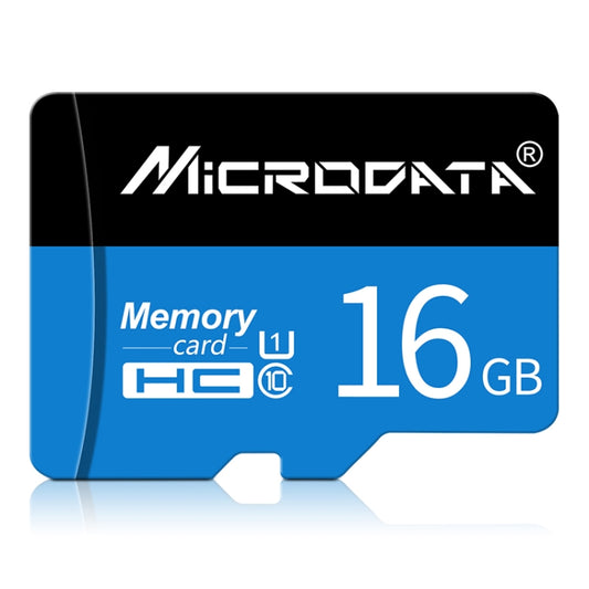 MICRODATA 16GB U1 Blue and Black TF(Micro SD) Memory Card - Micro SD Card by MiCRODATA | Online Shopping UK | buy2fix