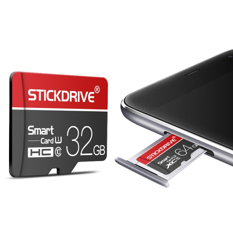 STICKDRIVE 64GB U3 White Line Red and Black TF(Micro SD) Memory Card - Micro SD Card by STICKDRIVE | Online Shopping UK | buy2fix