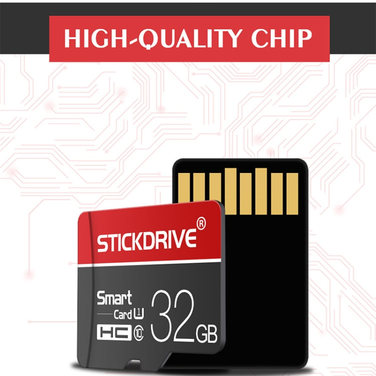 STICKDRIVE 64GB U3 White Line Red and Black TF(Micro SD) Memory Card - Micro SD Card by STICKDRIVE | Online Shopping UK | buy2fix