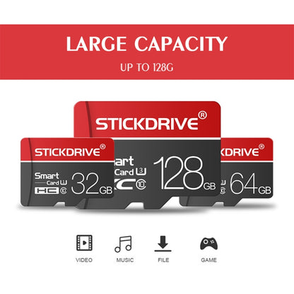 STICKDRIVE 64GB U3 White Line Red and Black TF(Micro SD) Memory Card - Micro SD Card by STICKDRIVE | Online Shopping UK | buy2fix