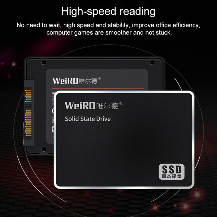 WEIRD S500 256GB 2.5 inch SATA3.0 Solid State Drive for Laptop, Desktop - Computer & Networking by buy2fix | Online Shopping UK | buy2fix