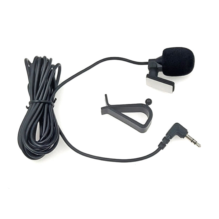 ZJ015MR Stereo 2.5mm Angle Head Plug Car Navigation DVD External Paste Microphone, Length: 3m - Consumer Electronics by buy2fix | Online Shopping UK | buy2fix