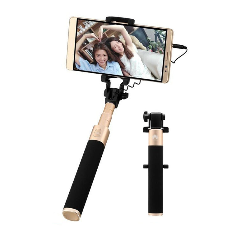 Original Huawei AF11 Mobile Phone Universal Wire Control Portable Mini Telescopic Folding Selfie Stick - Consumer Electronics by Huawei | Online Shopping UK | buy2fix