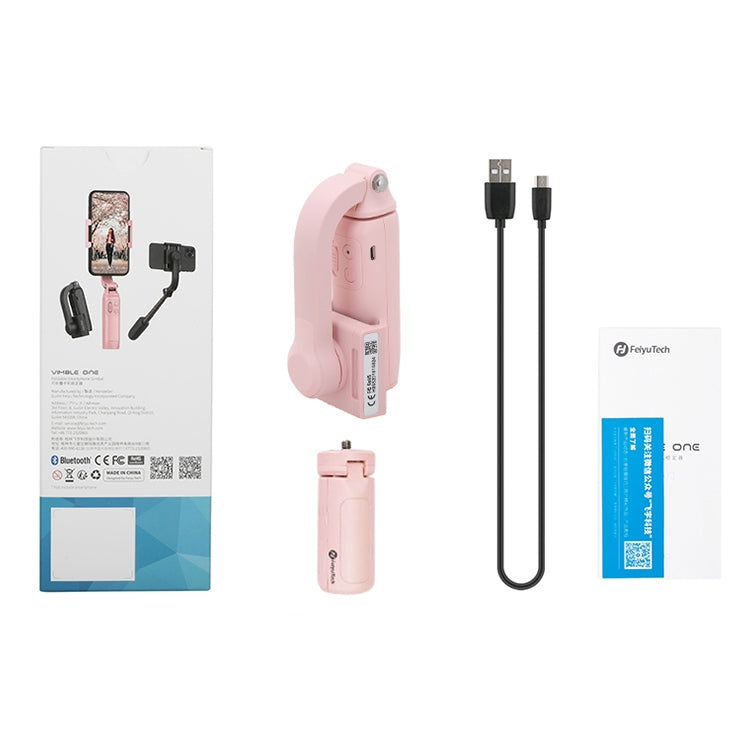 FEIYUTECH Vimble One Handheld Stabilizer Smart Single Axis Follow-Up Anti-Shake Gimbal(Pink) - Consumer Electronics by buy2fix | Online Shopping UK | buy2fix