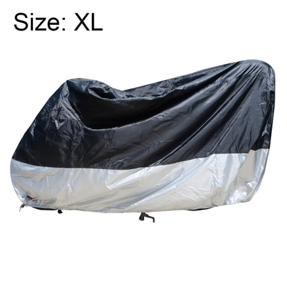 210D Oxford Cloth Motorcycle Electric Car Rainproof Dust-proof Cover, Size: XL (Black Silver) - Raincoat by buy2fix | Online Shopping UK | buy2fix