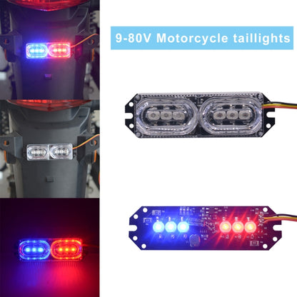 Motorcycle DC 9V-80V 2W Strobe Tail Light - Signal Lights by buy2fix | Online Shopping UK | buy2fix