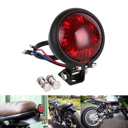 Speedpark 12V Motorcycle Modified Tail Light Brake Light for Harley(Black Red) - Signal Lights by Speedpark | Online Shopping UK | buy2fix
