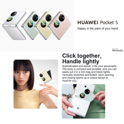 HUAWEI Pocket S 128GB BAL-AL60, 40MP Camera, China Version, Dual Back Cameras, Side Fingerprint Identification, 6.9 inch + 1.04 inch HarmonyOS 3.0 Snapdragon 778G Octa Core up to 2.42GHz, Network: 4G, OTG, NFC, Not Support Google Play(Silver) - Huawei Mate & P by Huawei | Online Shopping UK | buy2fix