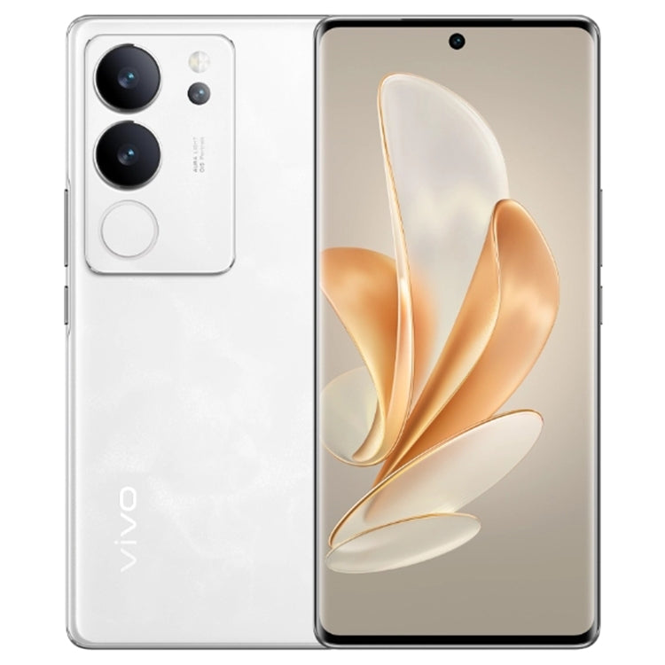 vivo S17 Pro 5G, 50MP Camera, 12GB+512GB, Triple Back Cameras, Srceen Fingerprint Identification, 4600mAh Battery, 6.78 inch Android 13 OriginOS 3 Dimensity 8200 Octa Core up to 3.1GHz, OTG, NFC, Network: 5G(White) - vivo by vivo | Online Shopping UK | buy2fix