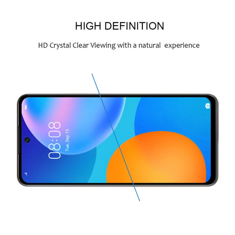 For Huawei P Smart 2021 25 PCS Full Glue Full Screen Tempered Glass Film - Huawei Tempered Glass by PINWUYO | Online Shopping UK | buy2fix