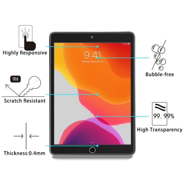 25 PCS For iPad 10.2 2021 / 2020 / 2019 9H 2.5D Tempered Glass Film - More iPad Tempered Glass by ENKAY | Online Shopping UK | buy2fix