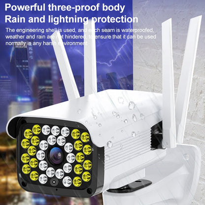 Difang DF-36Q Outdoor HD Surveillance IP Camera, Support Voice Intercom & Night Vision & Human Figure Detection & TF Card, WiFi + HD PTZ Rotation, US Plug - Security by Difang | Online Shopping UK | buy2fix