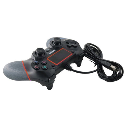 Wired Game Controller for Sony Playstation PS4(Red) - Gamepads by buy2fix | Online Shopping UK | buy2fix