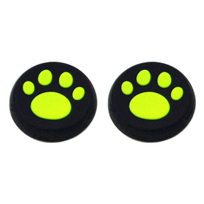 4 PCS Cute Cat Paw Silicone Protective Cover for PS4 / PS3 / PS2 / XBOX360 / XBOXONE / WIIU Gamepad Joystick(Green) - Cases by buy2fix | Online Shopping UK | buy2fix