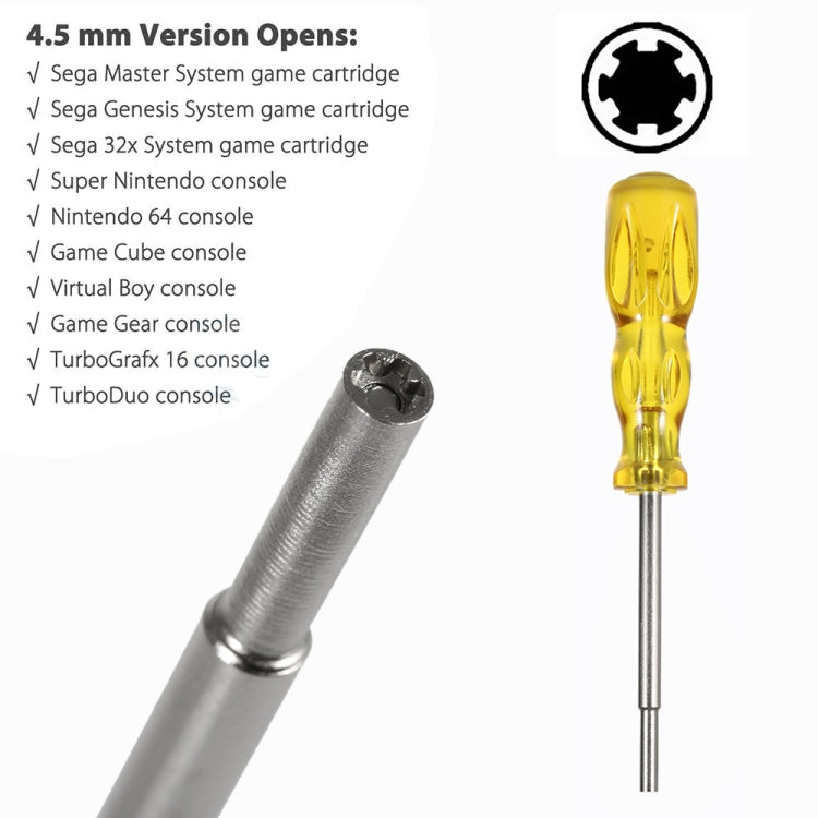 Durable Portable 4.5mm Screwdriver Bit for Nintendo NGC / N64 / SFC - Repair & Spare Parts by buy2fix | Online Shopping UK | buy2fix