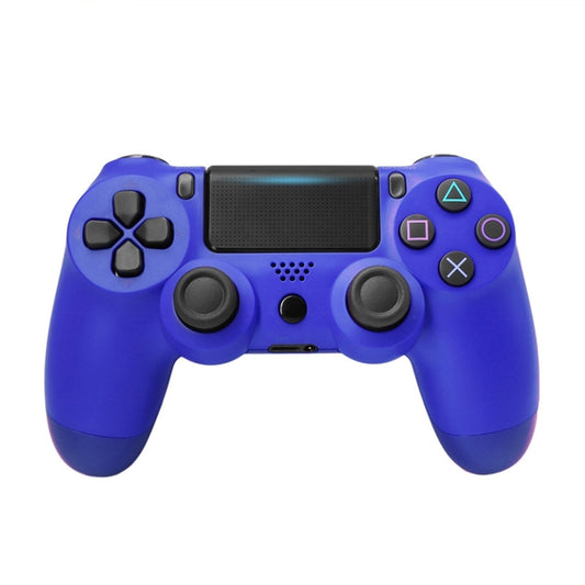 Wireless Bluetooth Game Handle Controller with Lamp for PS4, US Version(Blue) - Gamepads by buy2fix | Online Shopping UK | buy2fix