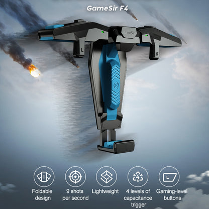 GameSir F4 Foldable Eagle Wing Shaped Physical Direct Connect Capacitor Gamepad Compatible with IOS & Android System Devices - Controller Gamepad by GameSir | Online Shopping UK | buy2fix