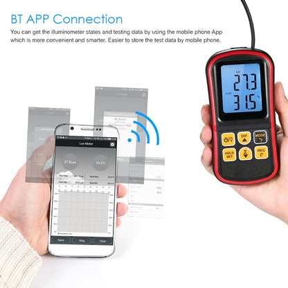 BENETECH GM1030 Portable Split Digital Illuminometer LUX Meter - Light & Sound Meter by BENETECH | Online Shopping UK | buy2fix