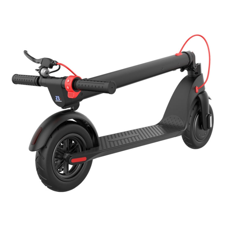 [EU Warehouse] X7 Outdoor Waterproof Foldable Off-road Scooter with 8.5 inch Vacuum Tires & LCD Display& LED Lights & 6.4AH Lithium Battery, Load-bearing: 20-100kg (Black) - Electric Scooters by buy2fix | Online Shopping UK | buy2fix