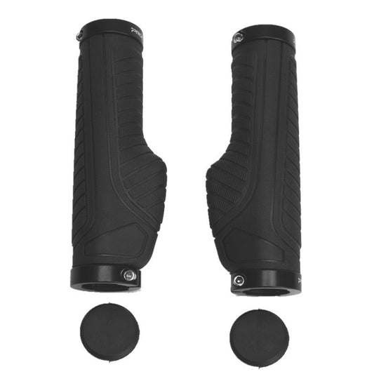 PROMEND GR-504 1 Pair TPR Ergonomic Ball Bicycle Grip Cover (Black Black) - Outdoor & Sports by PROMEND | Online Shopping UK | buy2fix