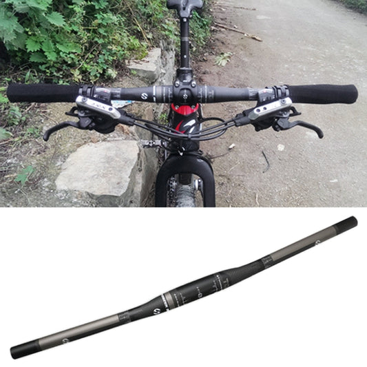 TOSEEK Full Carbon Fiber Road Bike Straight Handlebar, Size: 720mm (Matte) - Outdoor & Sports by TOSEEK | Online Shopping UK | buy2fix