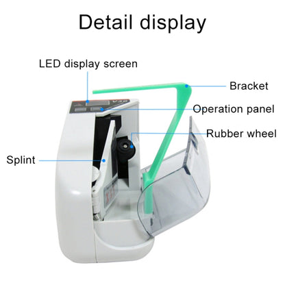 V30 Mini Portable Multi Paper Currency Counting Money Counter, EU Plug - Others by buy2fix | Online Shopping UK | buy2fix
