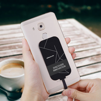 NILLKIN Magic Tag QI Standard Wireless Charging Receiver with USB-C / Type-C Port(Black) - Mobile Accessories by NILLKIN | Online Shopping UK | buy2fix