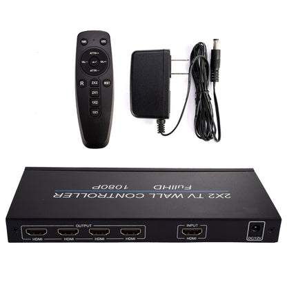 BT14 2X2 HDMI TV Wall Controller Multi-screen Splicing Processor - Computer & Networking by buy2fix | Online Shopping UK | buy2fix