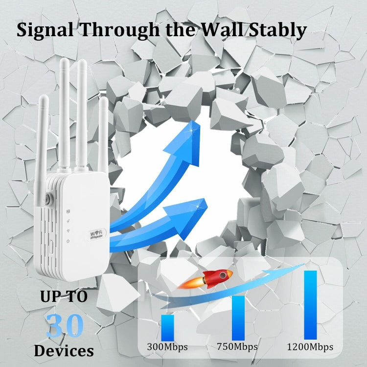 ZX-R08 300Mbps 2.4G WiFi Repeater Signal Amplifier, US Plug - Wireless Routers by buy2fix | Online Shopping UK | buy2fix