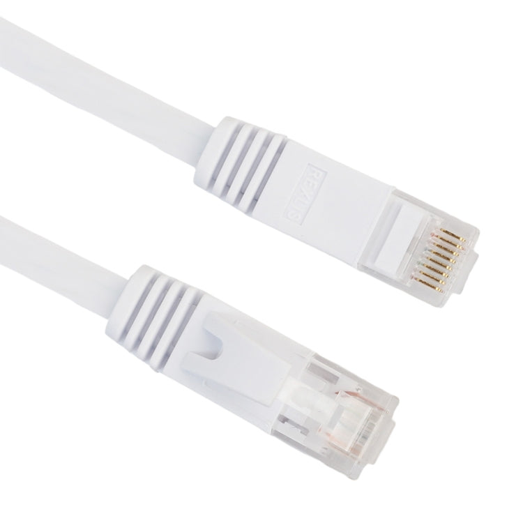 0.5m CAT6 Ultra-thin Flat Ethernet Network LAN Cable, Patch Lead RJ45 (White) -  by buy2fix | Online Shopping UK | buy2fix