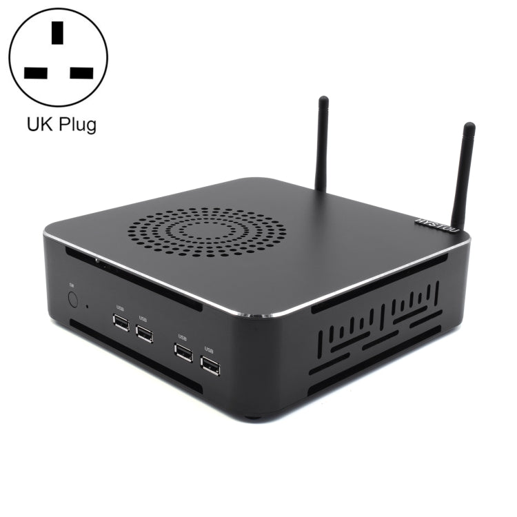 HYSTOU M7 Windows 7/8/10 / Linux System Mini PC, Intel Core i7-11700 Octa-core 16M Cache up to 4.9GHz, 32GB RAM+1TB SSD+1TB HDD, UK Plug - Windows Mini PCs by HYSTOU | Online Shopping UK | buy2fix