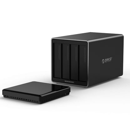 ORICO NS400-C3 4-bay USB-C / Type-C 3.1 to SATA External Hard Disk Box Storage Case Hard Drive Dock for 3.5 inch SATA HDD, Support UASP Protocol - HDD Enclosure by ORICO | Online Shopping UK | buy2fix
