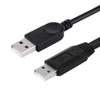 2 in 1 USB 2.0 Male to 2 Dual USB Male Cable for Computer / Laptop, Length: 50cm -  by buy2fix | Online Shopping UK | buy2fix