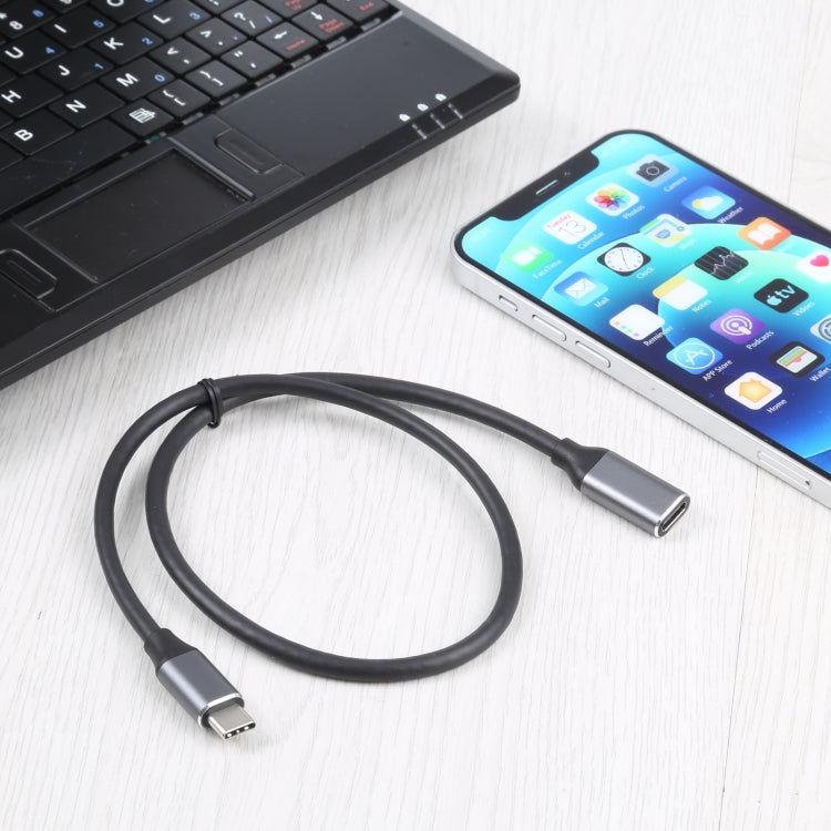 USB-C / Type-C Male to USB-C / Type-C Female Adapter Cable, Cable Length: 50cm - Computer & Networking by buy2fix | Online Shopping UK | buy2fix