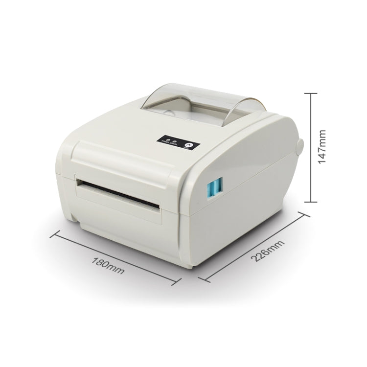 POS-9210 110mm USB POS Receipt Thermal Printer Express Delivery Barcode Label Printer, US Plug(White) - Printer by buy2fix | Online Shopping UK | buy2fix