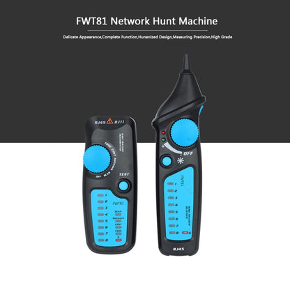 BSIDE FWT81 RJ11 / RJ45 Telephone Wire Tracker Toner Ethernet LAN Network Cable Tester - Lan Cable and Tools by buy2fix | Online Shopping UK | buy2fix