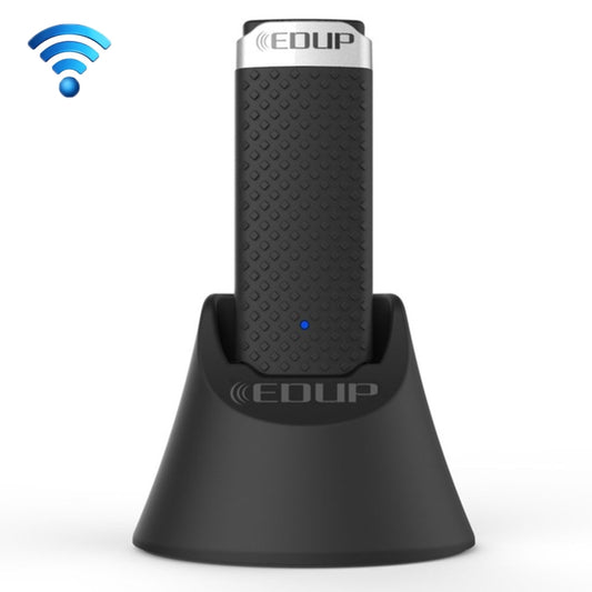 EDUP EP-AC1609 1200Mbps High Speed USB 3.0 WiFi Adapter Receiver Ethernet Adapter with 1m Extend Cable & Base - USB Network Adapter by EDUP | Online Shopping UK | buy2fix