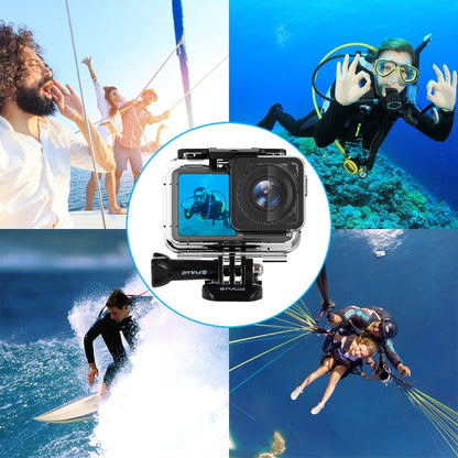 PULUZ 61m Underwater Waterproof Housing Diving Case for DJI Osmo Action, with Buckle Basic Mount & Screw - Waterproof Cases by PULUZ | Online Shopping UK | buy2fix