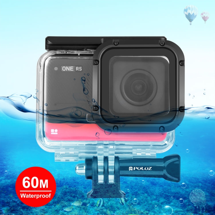 PULUZ 60m Underwater Depth Diving Case Waterproof Camera Housing for Insta360 One RS 4K Edition(Transparent) - Case & Bags by PULUZ | Online Shopping UK | buy2fix