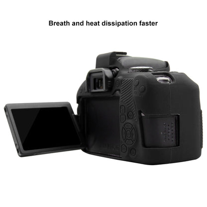 PULUZ Soft Silicone Protective Case for Canon EOS 800D(Black) - Camera Accessories by PULUZ | Online Shopping UK | buy2fix