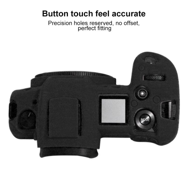 PULUZ Soft Silicone Protective Case for Canon EOS R(Black) - Protective Case by PULUZ | Online Shopping UK | buy2fix