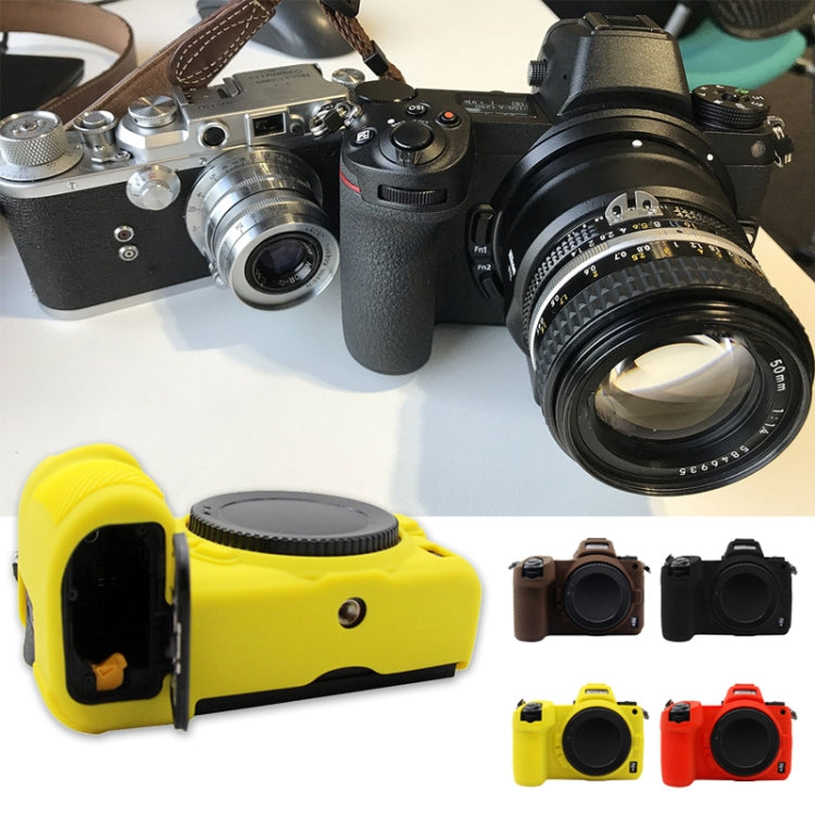 PULUZ Soft Silicone Protective Case for Nikon Z6 / Z7(Black) - Camera Accessories by PULUZ | Online Shopping UK | buy2fix