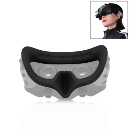 For DJI Avata Goggles 2 PULUZ Flying Eye Mask Silicone Protective Case(Black) - DJI & GoPro Accessories by PULUZ | Online Shopping UK | buy2fix