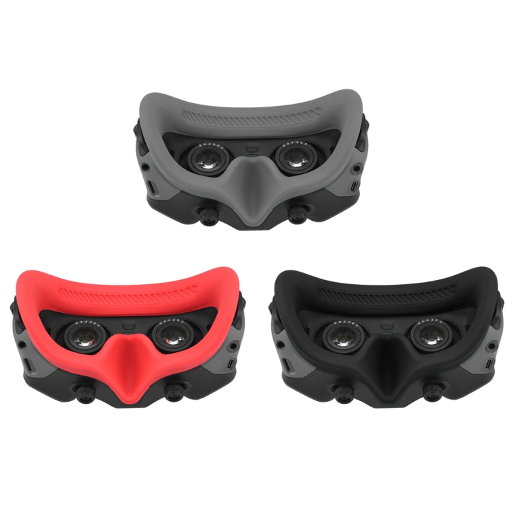 For DJI Avata Goggles 2 PULUZ Flying Eye Mask Silicone Protective Case(Black) - DJI & GoPro Accessories by PULUZ | Online Shopping UK | buy2fix