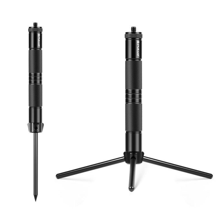 PULUZ Foldable Aluminum Alloy Light Stand Live Tripod Camping Ground Holder - Stand by PULUZ | Online Shopping UK | buy2fix