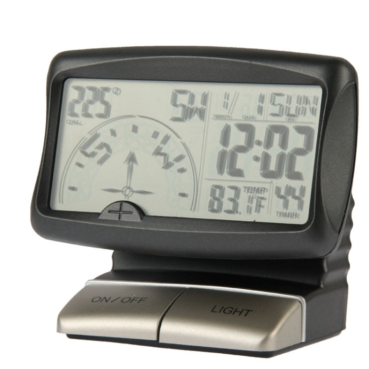 PR-166 3.5 inch LCD Multifunction Digital Car Compass - In Car by buy2fix | Online Shopping UK | buy2fix