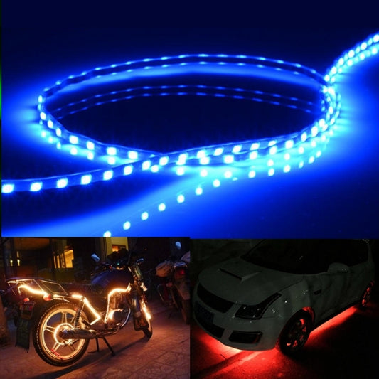 5 PCS Normally-on Style 45 LED 3528 SMD Waterproof Flexible Car Strip Light for Car Decoration, DC 12V, Length: 45cm - In Car by buy2fix | Online Shopping UK | buy2fix