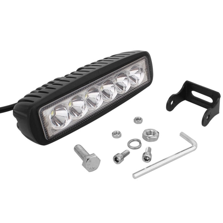 18W 1440LM Epistar 6 LED White Slot Beam Car Work Lamp Bar Light Waterproof IP67, DC 10-30V - In Car by buy2fix | Online Shopping UK | buy2fix