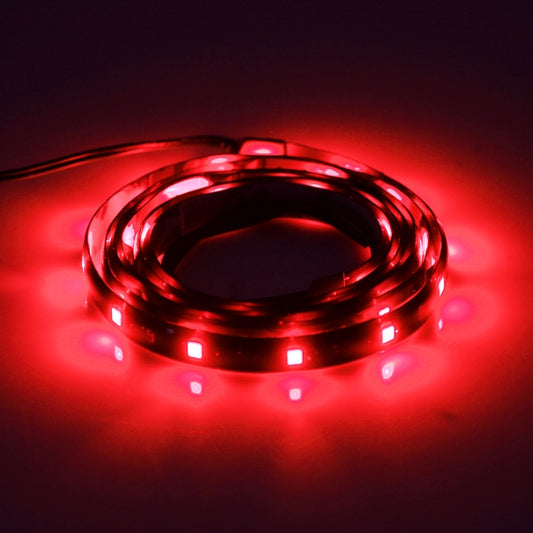 10 PCS 60cm 30 LED Waterproof Flexible Car Strip Light, DC 12V(Red Light) - In Car by buy2fix | Online Shopping UK | buy2fix